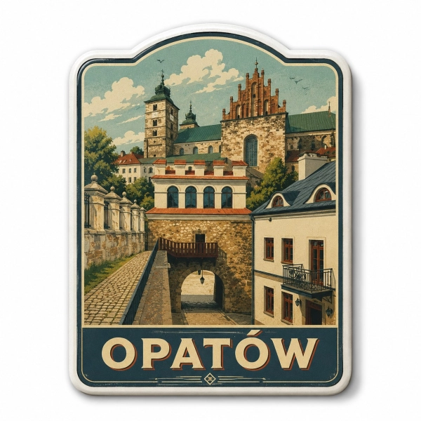 Pamiątkowy magnes Opatów