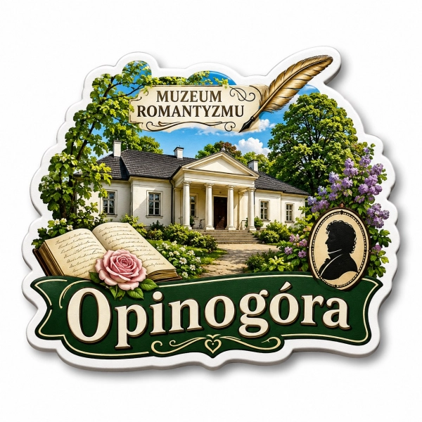 Magnes pamiątkowy Muzeum Romantyzmu w Opinogórze