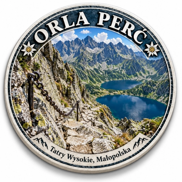 Magnes pamiątkowy Orla Perć