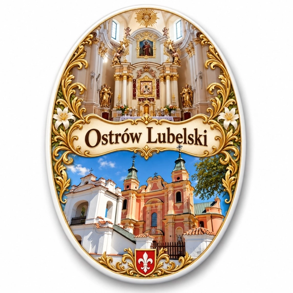 Magnes pamiątkowy Ostrów Lubelski