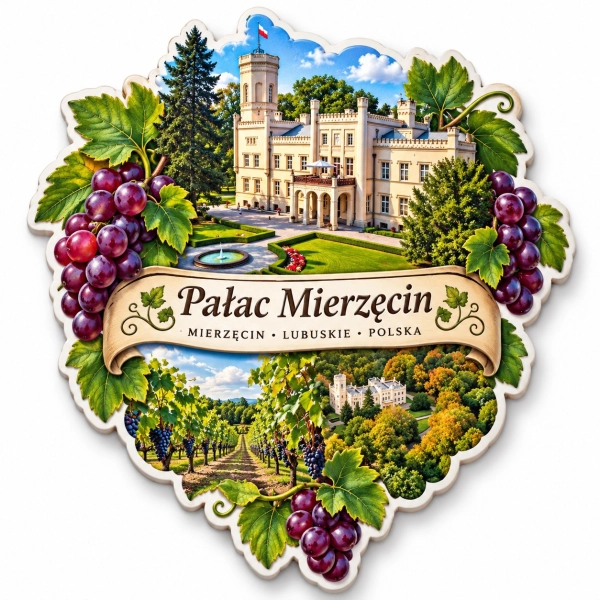 Magnes pamiątkowy Pałac Mierzęcin