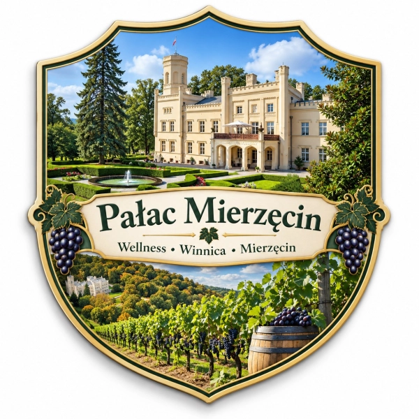 Magnes pamiątkowy Pałac Mierzęcin