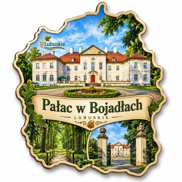 Magnes z motywem Pałacu w Bojadłach