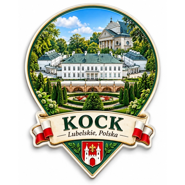 Magnes pamiątkowy Pałac w Kocku