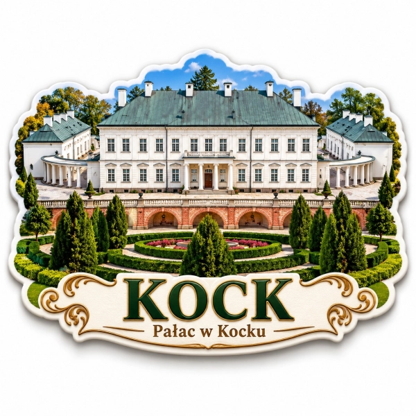 Magnes pamiątkowy Pałac w Kocku