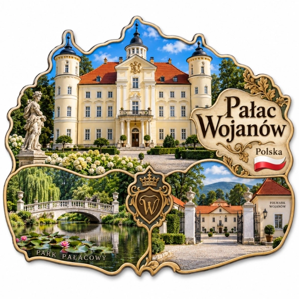 Magnes pamiątkowy Pałac Wojanów