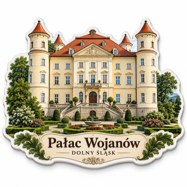 Magnes pamiątkowy Pałac Wojanów