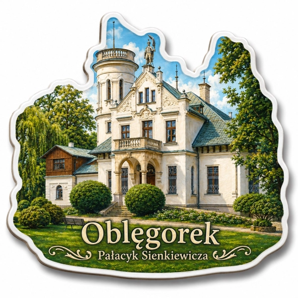 Magnes pamiątkowy Pałacyk Henryka Sienkiewicza w Oblęgorku