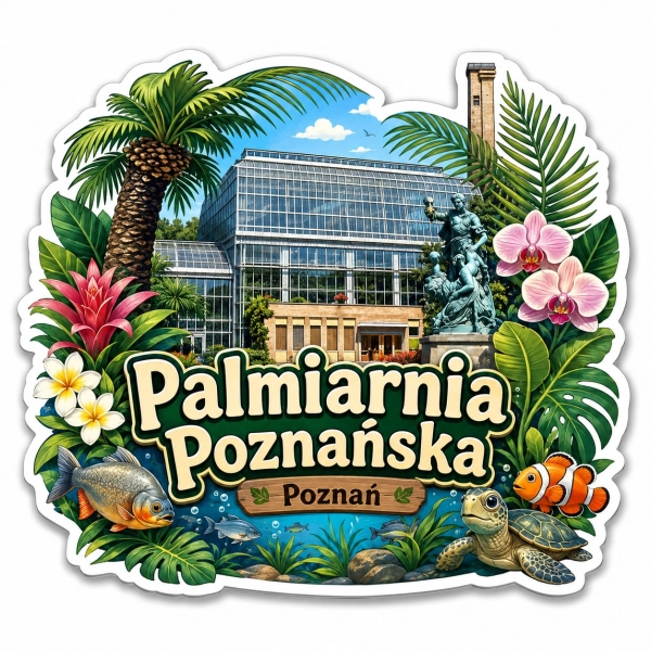 Magnes pamiątkowy Palmiarnia Poznańska