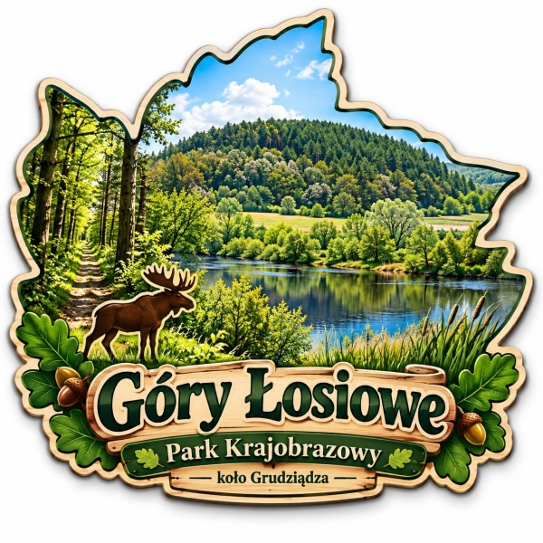 Magnes pamiątkowy Park Krajobrazowy Góry Łosiowe