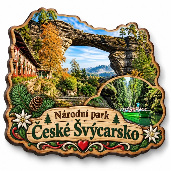 Magnes z motywem Parku Narodowego Czeska Szwajcaria