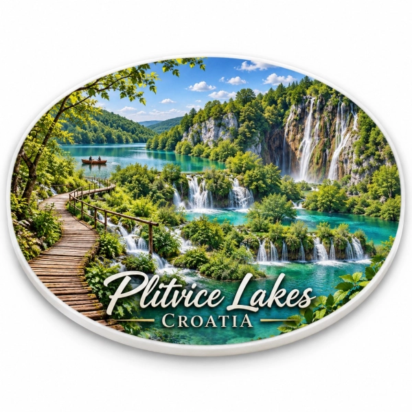Magnes pamiątkowy Park Narodowy Jezior Plitwickich