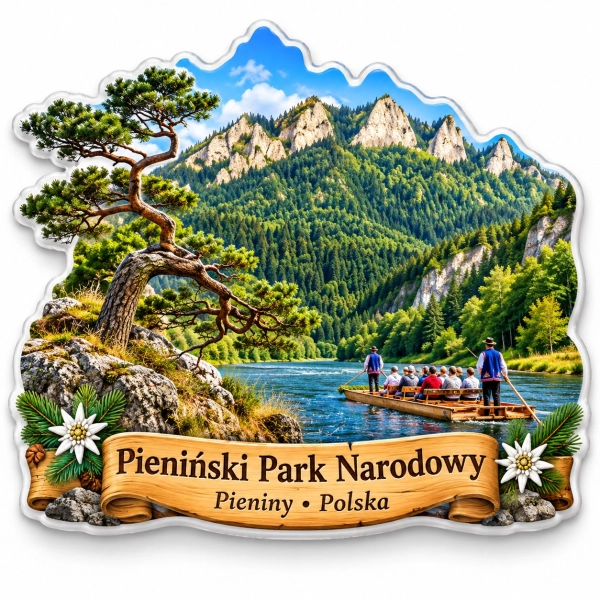 Magnes pamiątkowy Pieniński Park Narodowy