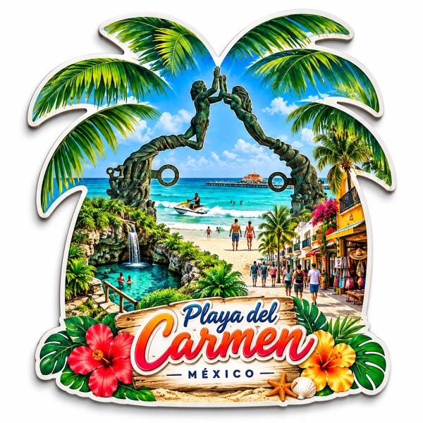 Magnes pamiątkowy Playa del Carmen