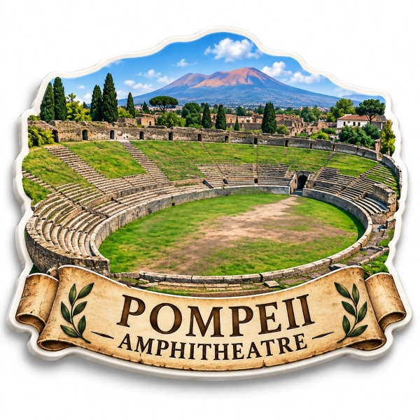 Magnes pamiątkowy Pompeje