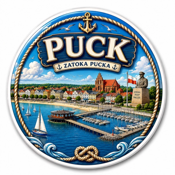 Magnes pamiątkowy Puck