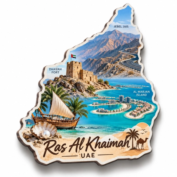 Magnes pamiątkowy Ras al-Chajma – Zjednoczone Emiraty Arabskie
