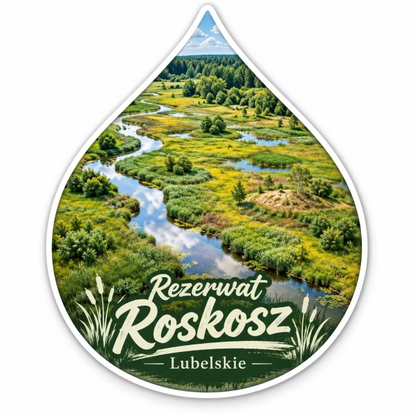 Magnes pamiątkowy Rezerwat Roskosz