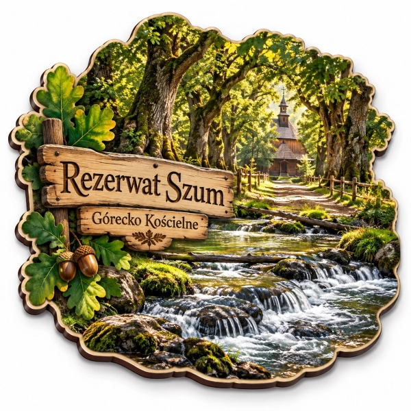 Magnes pamiątkowy Rezerwat Szum