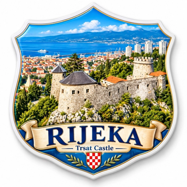 Pamiątka z Rijeki – magnes pamiątkowy