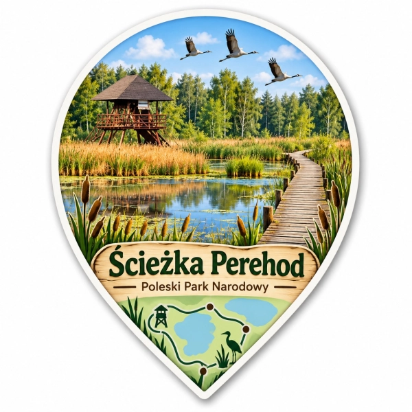 Magnes pamiątkowy Ścieżka Perehod