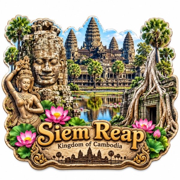 Magnes pamiątkowy Siem Reap