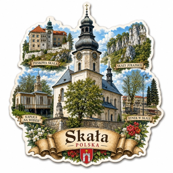 Magnes Skała z motywem Pieskowej Skały