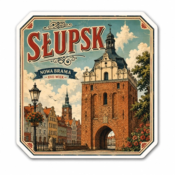 Magnes pamiątkowy Słupsk