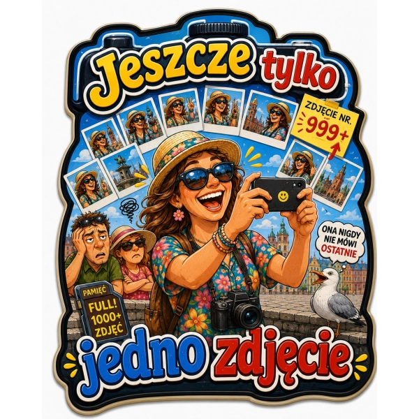 Magnes turystyczny - jeszcze tylko jedno zdjęcie - motyw robienia jednego
