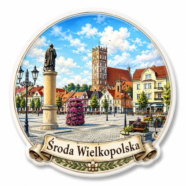 Magnes pamiątkowy Środa Wielkopolska