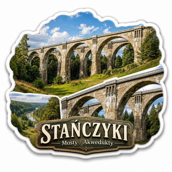 Magnes pamiątkowy Stańczyki – mosty