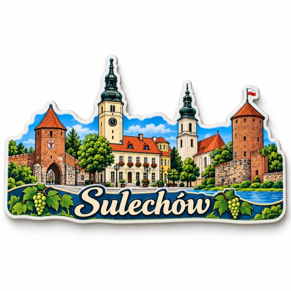 Magnes pamiątkowy Sulechów