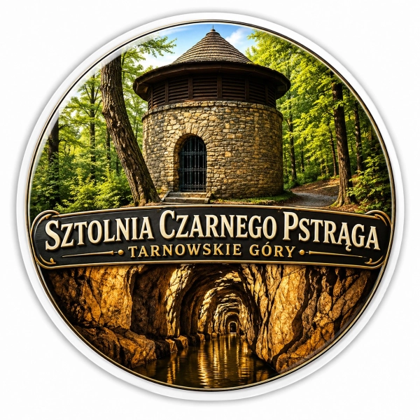 Magnes pamiątkowy Sztolnia Czarnego Pstrąga