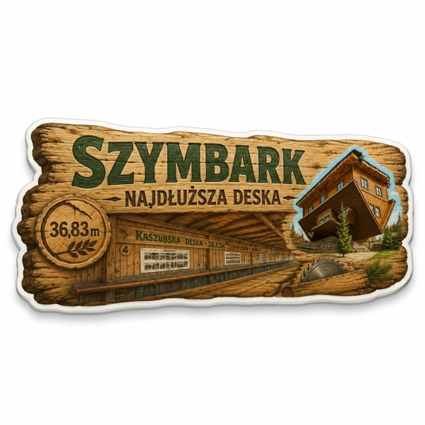 Magnes pamiątkowy Szymbark