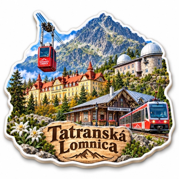 Magnes pamiątkowy Tatrzańska Łomnica