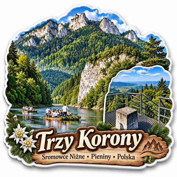 Magnes pamiątkowy Trzy Korony