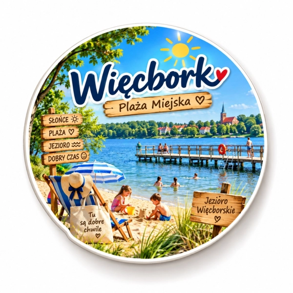 Magnes pamiątkowy Więcbork