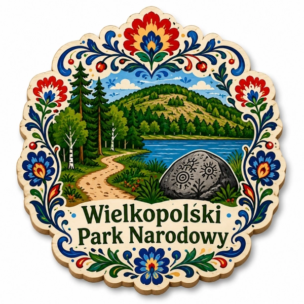 Pamiątkowy magnes Wielkopolskiego Parku Narodowego
