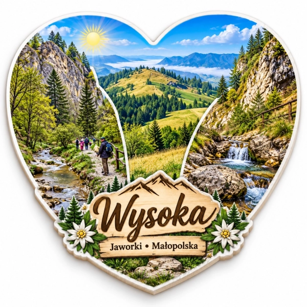 Magnes turystyczny Wysoka w Pieninach