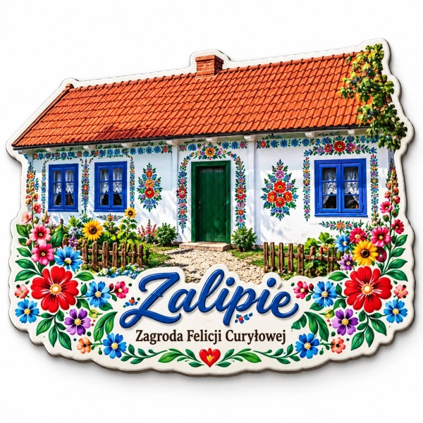 Magnes pamiątkowy Zagroda Felicji Curyłowej