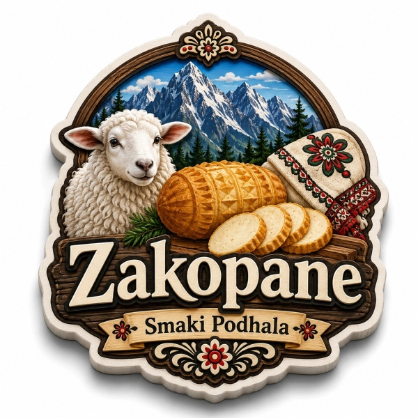 Magnes pamiątkowy Zakopane Smaki Podhala