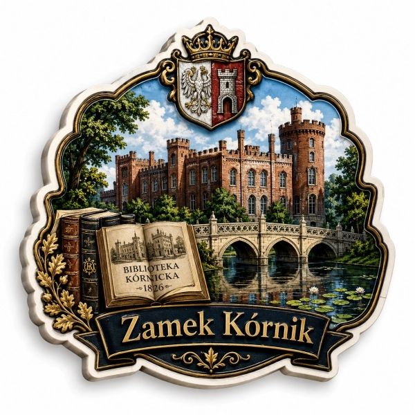 Magnes pamiątkowy Zamek w Kórniku