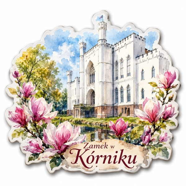 Magnes pamiątkowy Zamek w Kórniku