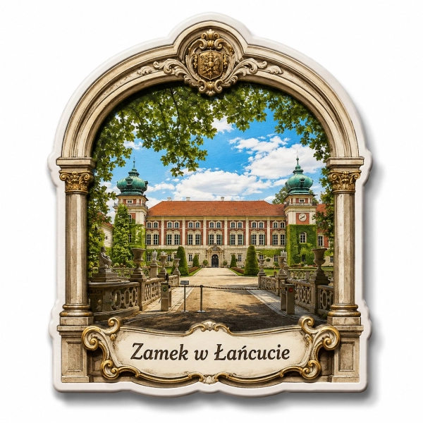 Magnes pamiątkowy Zamek w Łańcucie