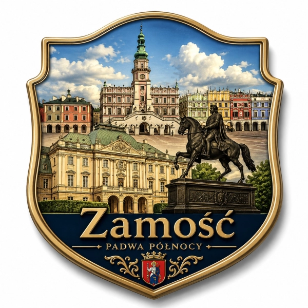 Magnes pamiątkowy Zamość – Stare Miasto