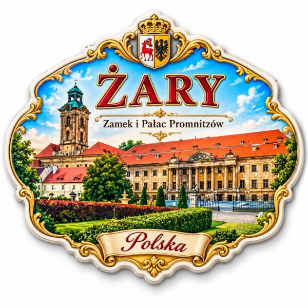 Magnes pamiątkowy Żary
