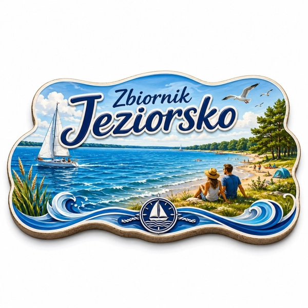 Magnes pamiątkowy Zbiornik Jeziorsko