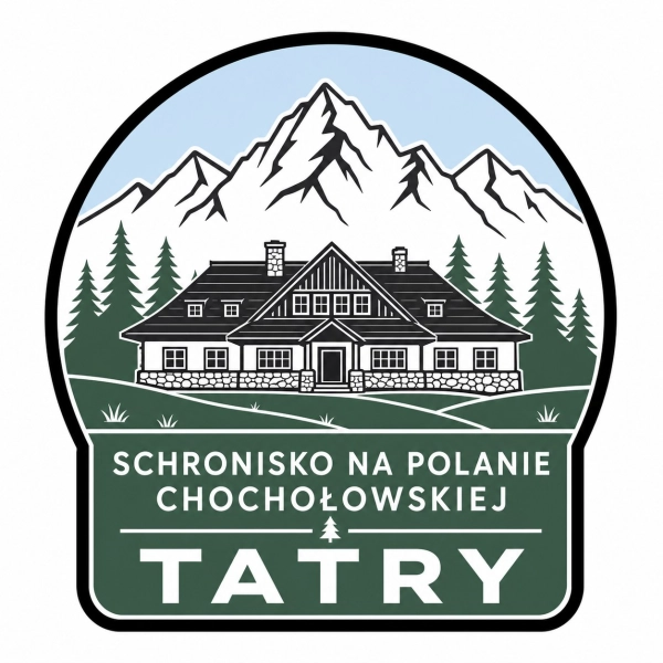 Magnes pamiątkowy przedstawiający schronisko na Polanie Chochołowskiej w Tatrach