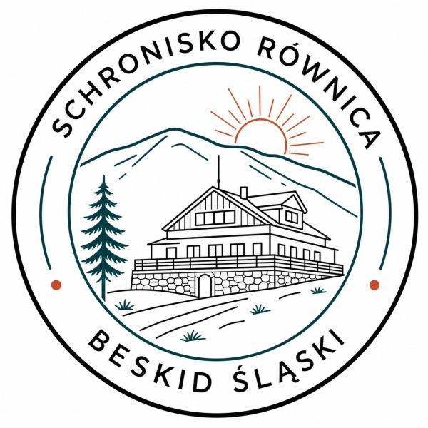Magnes pamiątkowy przedstawiający schronisko Równica w Beskidzie Śląskim