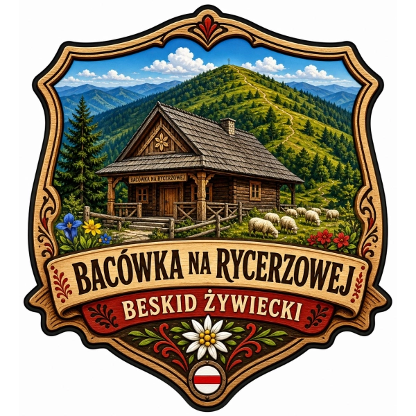 Bacówka na Rycerzowej w Beskidzie Żywieckim – magnes pamiątkowy